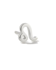 Leo Single Stud Earring in Sterling Silver