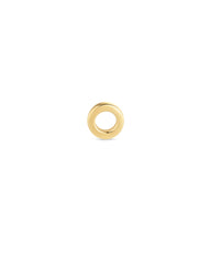 Letter O Single Stud Earring in 18k Gold Vermeil