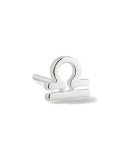 Libra Single Stud Earring in Sterling Silver