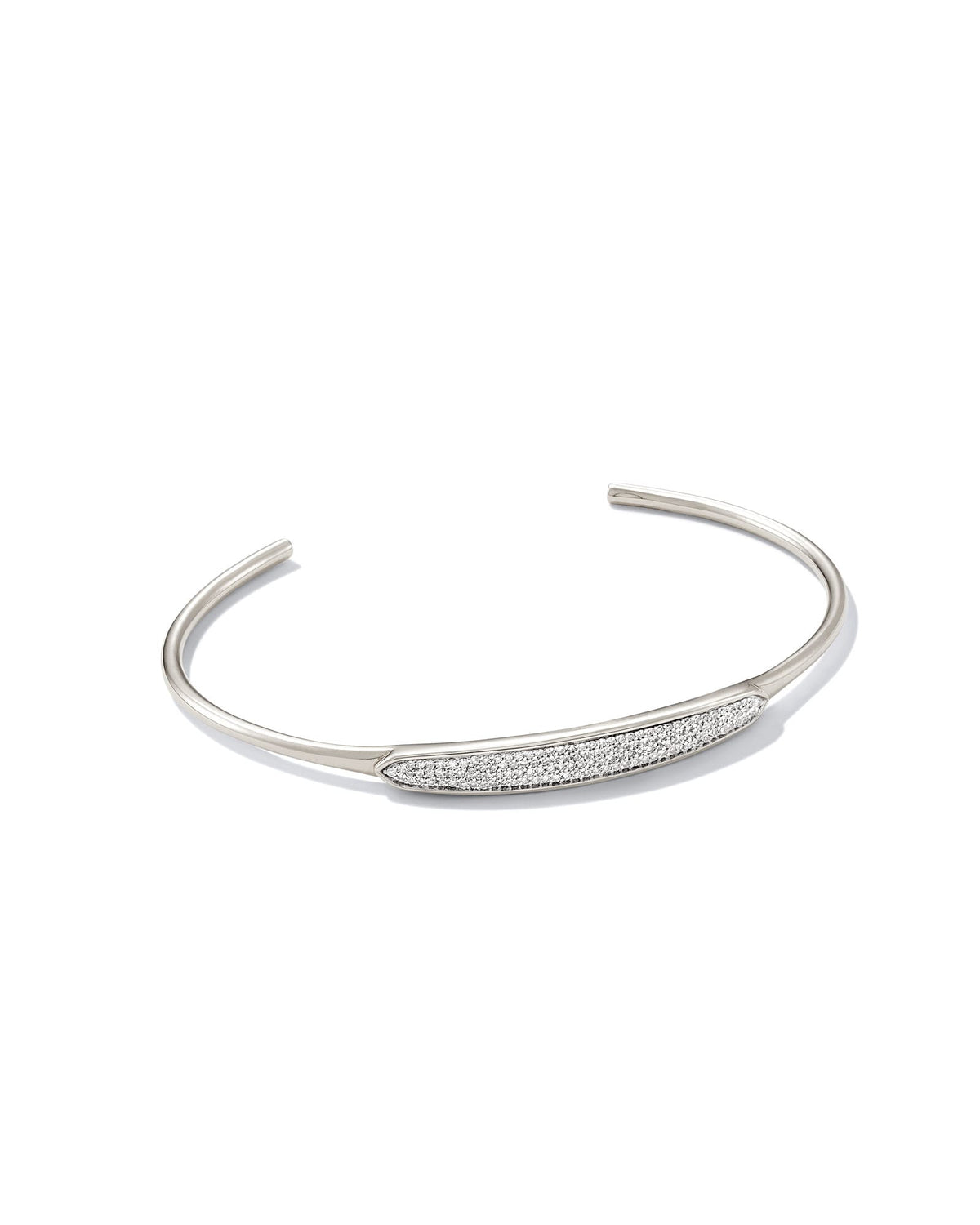 0.34 ct Marisa 14k White Gold Statement Cuff Bracelet in White Diamond