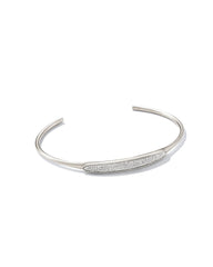 0.34 ct Marisa 14k White Gold Statement Cuff Bracelet in White Diamond