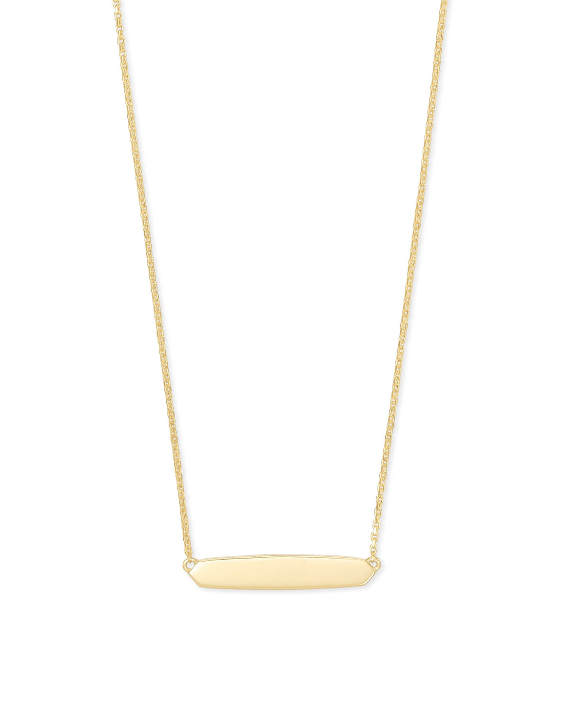 Mattie Bar Pendant Necklace in 18k Gold Vermeil