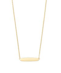 Mattie Bar Pendant Necklace in 18k Gold Vermeil