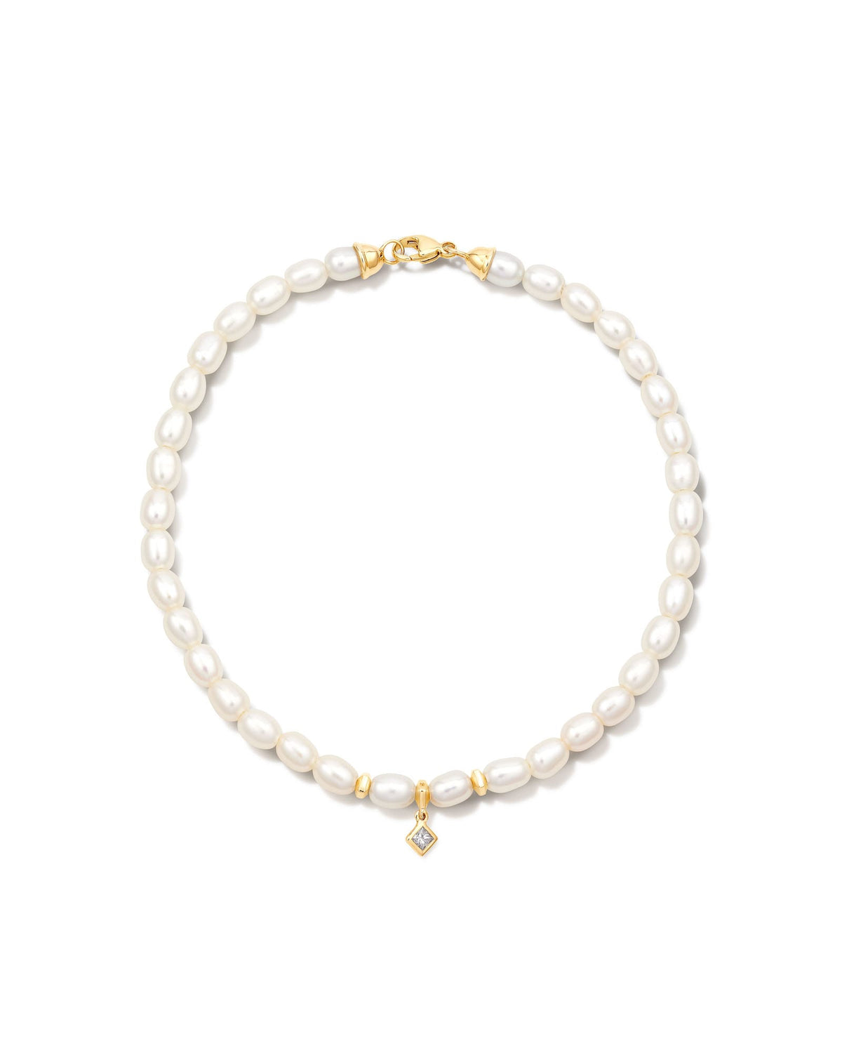 Michelle 14k Yellow Gold Pearl Bracelet in Freshwater Cultured Pearl