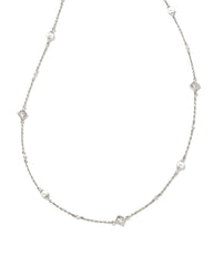 Michelle 14k White Gold Strand Necklace in Freshwater Cultured Pearl