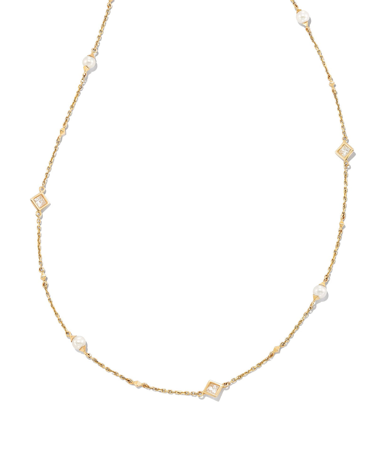 Michelle 14k Yellow Gold Strand Necklace in Freshwater Cultured Pearl