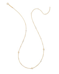 Michelle 14k Yellow Gold Strand Necklace in Freshwater Cultured Pearl