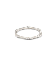0.19 ct Posey 14k White Gold Band Ring in White Diamonds