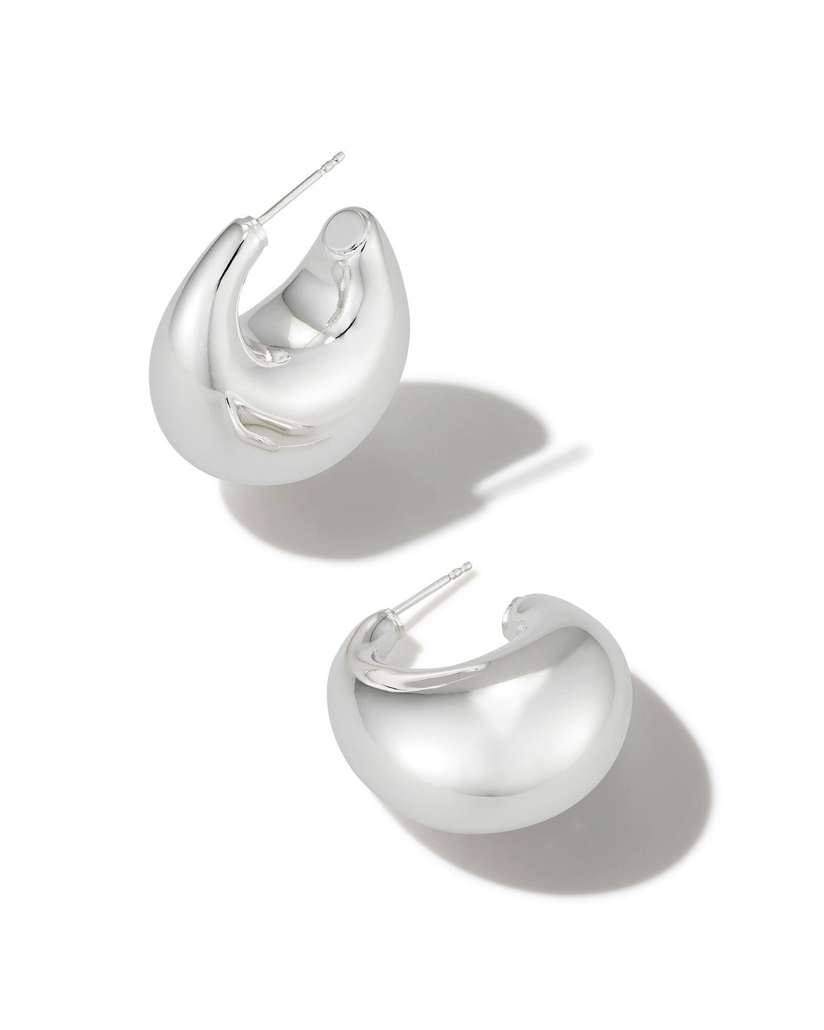 Raylyn Hoop Earrings in Sterling Silver