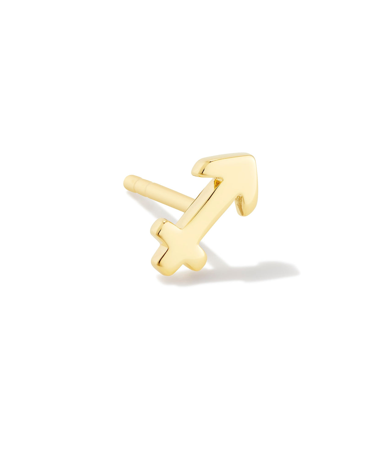 Sagittarius Single Stud Earring in 18k Gold Vermeil