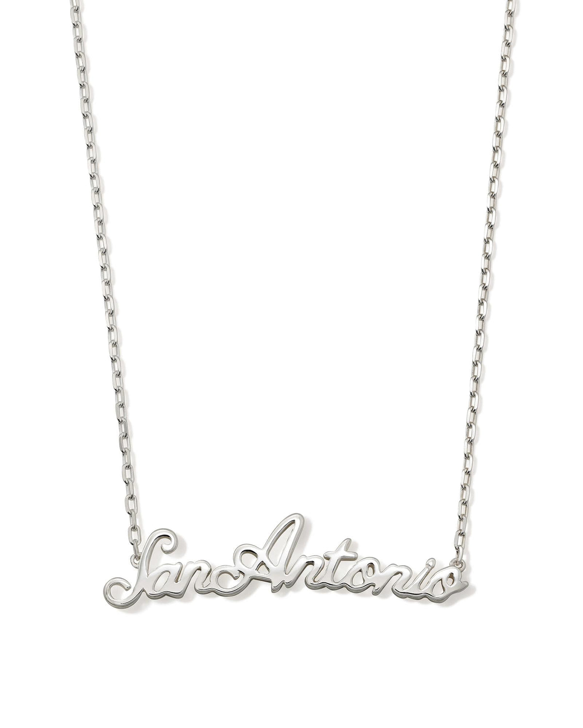 San Antonio Pendant Necklace in Sterling Silver