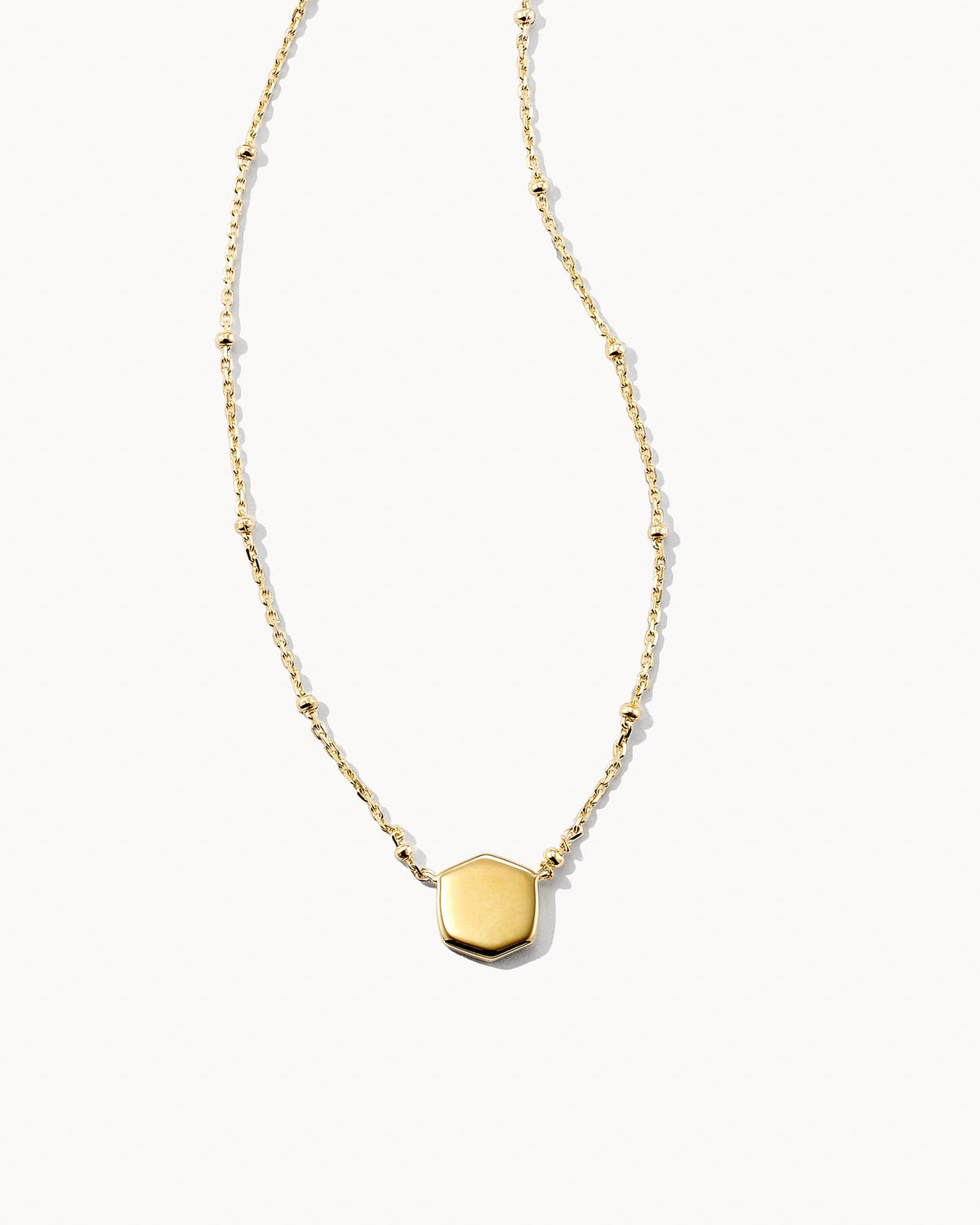 Davis Satellite Pendant Necklace in 18k Gold Vermeil