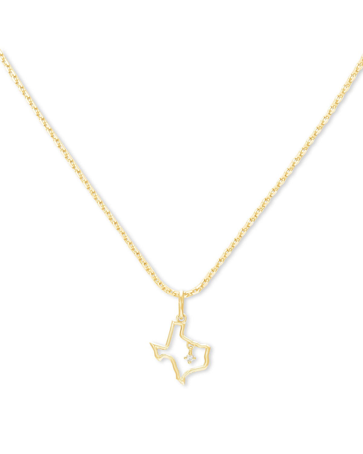 Texas Charm Necklace in 18k Yellow Gold Vermeil