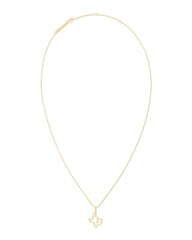 Texas Charm Necklace in 18k Yellow Gold Vermeil
