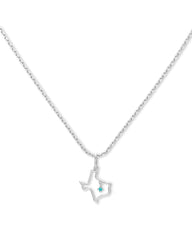 Texas Charm Necklace in Sterling Silver
