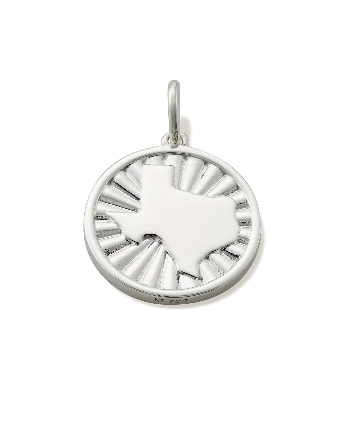 Texas Coin Charm in Sterling Silver