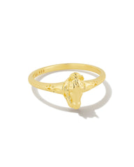 Tiny Beau Band Ring in 18k Yellow Gold Vermeil