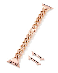 Whitley Chain Watch Band in Rose Gold Tone Stainless Steel