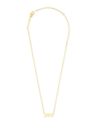 Y'all Pendant Necklace in 18k Gold Vermeil